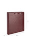 Vegan Leather Document Presentation Promotion Company Folder Secretarial A4 150 Sheet Capacity 26.5X32 Cm. Burgundy - 4