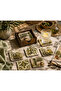 Olive Garden Collection 6-Piece Mdf Coaster Set |   Olive Themed Uv Printed Wooden Coasters |   Wooden Box with Gift - 3