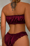 Women's Satin Flexible Lycra Underwear and Top Set, Stylish Shiny Satin Underwear Set, Dowry Set - 4