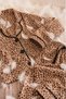 Mother-Daughter Leopard Patterned Buttoned Brown 100% Cotton Family Pajama Set (You Make Your Own Combination) - 4