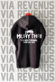 Muay Thai Front and Back Printed Zero Sleeve Hooded 100% Cotton Sports Tshirt