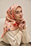 Twill Silk Scarf Flower Dream Powder 90X90 - 3
