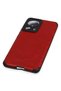 Ilkestor Mi 13 Lite Case Loop Leather Silicone (221433) - Red - 4