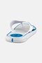 Men Brand Logo Slip On Slippers, White - 3