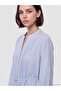 Lcw Modest Pleated Belted Oversize Women's Shirt Tunic - 3