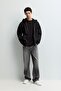 Temel fermuarlı sweatshirt - 2