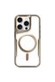 Ilkestor iPhone 14 Pro Case Boyi Magsafe Silicone Cover (184803) - Brown