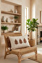 Botanical Embroidered Tassel Cushion Cover 35X55 cm - 4