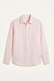 Cotton Relax Fit Linen Blend Long Sleeve Shirt I4436Ax26Hs - 4