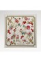 Milano Women's Melagrana Patterned Tivil Silk Scarf White 90X90