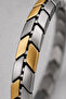 Men's Steel Bracelet - Segmented Gun Men's Magnetic Elastic Men's Bracelet - 3