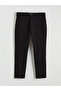 Black Slim Fit Gabardine Men's Chino Trousers - 8