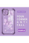 iPhone 13 Compatible Transparent Back Panel Four-Corner Reinforced Impact Protection Glossy Edge Silicone Case