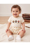 100% Cotton Unisex Baby Bodysuit Cute Sorcerer Themed Printed Short Sleeve Snap Fastener Bodysuit - 2