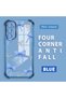 Samsung Galaxy A34 Compatible Transparent Back Four Corners Reinforced Impact Protection Silicone Case