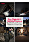 LUMIN C3 3W Cree LED Rechargeable Flashlight 3000mAh Battery 1300m Range Aluminum Body - 2