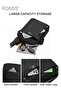Casual Oxford Crossbody Bag for Men Multiple Pockets Smooth Zipper Adjustable Strap Waterproof Squar - 3