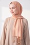 Double-Sided Silk Shawl Orange - 4