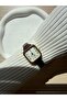 Minimal Leather Cord Women's Wristwatch Pan Bitter Brown - 8