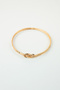 Gold Elegant Bracelet with Knot Detail - 3