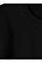 Two Mt Shop Quality Lcw Kids Black Basic Boys' T-Shirt - 4