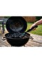 Camping Torch Lighter, Windproof Jet Flame Torch, Portable with Adjustable Flame Size & Lock Switch, Up to 1300°C, Butane Gas, Fuel Level Indicator, Refillable - Black - 2