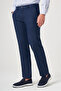 Navy Blue Side Pocket Comfort Fit Cotton Chino Trousers 1003260211 - 2