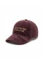 "Sorry I'M Late I Saw Cat" Embroidered Velvet Hat / "I'M Sorry I'M Late I Saw Cat" Embroidered Velvet Hat - 2