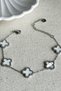 Steel White Stone Chain Women's Bracelet 17+2 cm |   Non-Tarnish Women's Steel Jewelry - 4