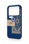 Mi 17 Pro 5g Compatible Blue Ethnic Carpet Pattern Silicone Case - 2