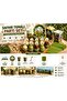 Safari Birthday Decorations 8-Person Party Set |   Table Decoration, Plate Cup Corn Box Cupcake - 3