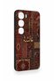 Vivo V40 Lite 5g Compatible Vintage Carpet Pattern Silicone Case - 2