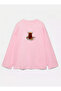 100% Cotton Oversize Fit Tea Is the Main Character Printed - Crew Neck Long Sleeve T-Shirt