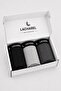 Men's Lycra Cotton Breathable Combed Cotton Boxer 3-Pack - Black - Gray - Smoked Mariposa Secret - 5