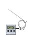 Digital kitchen thermometer with timer