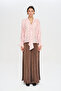 Women's Tie-Collar Polka Dot Shirt - 3