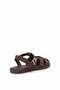 Elit Pm342 K0027 Women's Flat Sandals Brown - 5