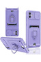 Aconcept Galaxy A06 Case Zuma Silicone with Business Card Holder and Ring (140311) - Lilac