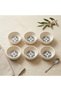 Ahenk 8 cm 6-Piece Porcelain Breakfast Presentation-Snack Bowl Set