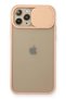 Aconcept iPhone 11 Pro Case Palm Frosted Camera Sliding Silicone (230613) - Pink