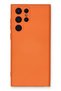 Aconcept Galaxy S24 Ultra Case Nano Inside Velvet Silicone (24736) - Orange