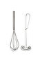 Whisk and Silicone Spoon Kitchen Set - 3