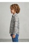 Boys Grey Checkered Casual Cotton Shirt - 3