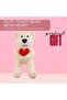 Cute Teddy Bear Holding Red Heart 50 cm, Ideal Gift for Valentine, Anniversary, Birthday - 4