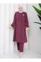 2-Piece Pants Suit with Tulip Detail - 7