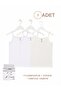 H&C Girls' 3-Piece 100% Cotton String Strap Undershirt Soft Breathable Underwear Undershirt