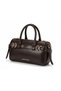 Women's Patent Leather Bowling Hand and Shoulder Bag Length: 13 cm Width: 27 cm - 3