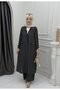 Zelal Suit Anthracite Stylish Women's Two-Piece Suit Modern and Elegant Combination