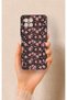 Omix X600 Compatible Mini Pink Flower Patterned Silicone Case