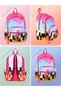 Girl's Primary School Orthopedic 3-Piece Set Pen Holder Lunch Bag 3 Compartments Ice Cream - 2